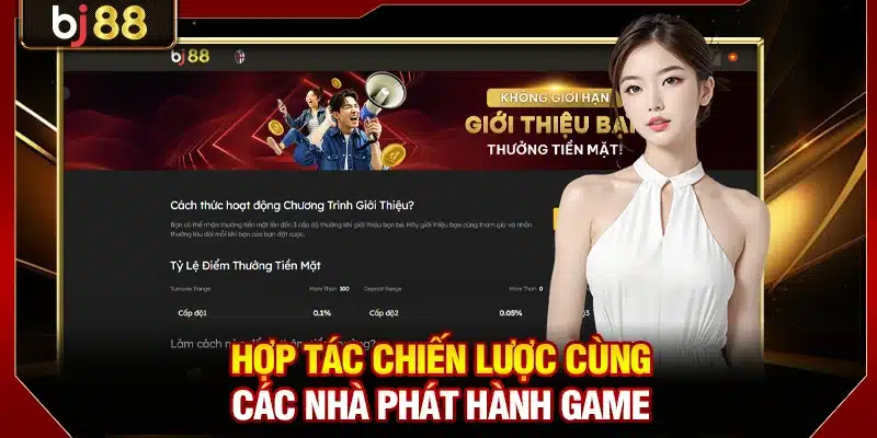 Hợp tác chiến lược cùng các nhà phát hành game